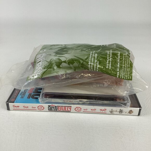 The Ant Bully Set Lot DVD Movie Motion Picture Music CD Burger King Toy SEALED - Picture 9 of 9